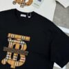 69315478908475d562cda066 BBR* Bao Bao Li 25SS Limited Edition T-Shirt, Unisex, 260g High-Quality Combed Cotton, Classic TB Plaid Embroidery on Chest with Strong Textural Feel, Oversized Slightly Loose Fit, Triple Labels, Colors: Black, White