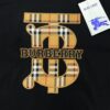 6931547a908475d562cda067 BBR* Bao Bao Li 25SS Limited Edition T-Shirt, Unisex, 260g High-Quality Combed Cotton, Classic TB Plaid Embroidery on Chest with Strong Textural Feel, Oversized Slightly Loose Fit, Triple Labels, Colors: Black, White