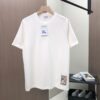 693154ae908475d562cda076 BBR 2025SS New Plaid Warhorse Knight Embroidered Round Neck Short Sleeve T-Shirt
