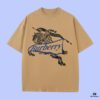 69315598908475d562cda0bc Burberry 2025 Fall Spring-Summer Collection Equestrian Graphic Short Sleeve T-Shirt Premium Quality, Special Jacquard 270G 32-Count Double-Yarn Pure Cotton Fabric, Relaxed Fit Unisex Design