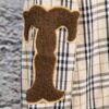 69315668908475d562cda0f1 Burberry Letter Plaid Cotton Poplin Shirt, 100% Pure Cotton, Original Quality, Custom Buttons, Chest Patch Pocket, Terry Cloth Appliqué on Sleeves, All-Over Pattern Matching, Unisex Design