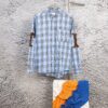 6931567b908475d562cda0f7 Burberry Letter Plaid Cotton Poplin Shirt, 100% Pure Cotton, Original Quality, Chest Patch Pocket, Toweling Fabric Appliqué on Sleeves, All-Over Pattern Matching, Unisex Design