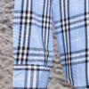 6931568b908475d562cda0f9 Burberry Letter Plaid Cotton Poplin Shirt, 100% Pure Cotton, Original Quality, Chest Patch Pocket, Toweling Fabric Appliqué on Sleeves, All-Over Pattern Matching, Unisex Design