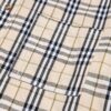 693156d0908475d562cda107 Burberry Letter Plaid Cotton Poplin Shirt, 100% Pure Cotton, Original Quality, Custom Buttons, Chest Patch Pocket, Toweling Fabric Appliqué on Sleeves, All-Over Pattern Matching, Unisex Design
