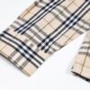 693156e0908475d562cda10a Burberry Letter Plaid Cotton Poplin Shirt, 100% Pure Cotton, Original Quality, Custom Buttons, Chest Patch Pocket, Toweling Fabric Appliqué on Sleeves, All-Over Pattern Matching, Unisex Design