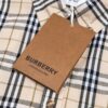 693156eb908475d562cda10d Burberry Letter Plaid Cotton Poplin Shirt, 100% Pure Cotton, Original Quality, Custom Buttons, Chest Patch Pocket, Toweling Fabric Appliqué on Sleeves, All-Over Pattern Matching, Unisex Design
