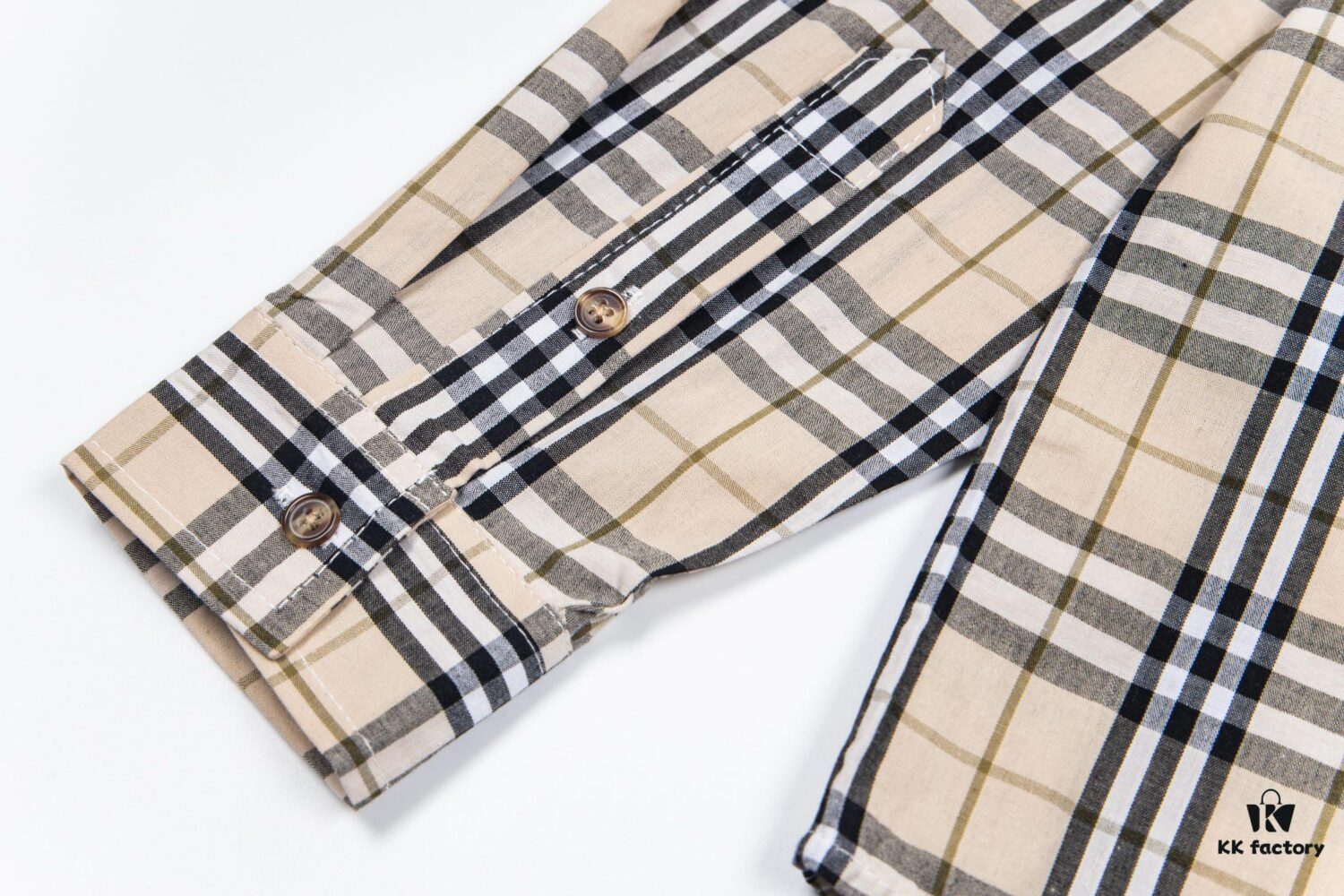693156f1908475d562cda10e Burberry Letter Plaid Cotton Poplin Shirt, 100% Pure Cotton, Original Quality, Custom Buttons, Chest Patch Pocket, Toweling Fabric Appliqué on Sleeves, All-Over Pattern Matching, Unisex Design