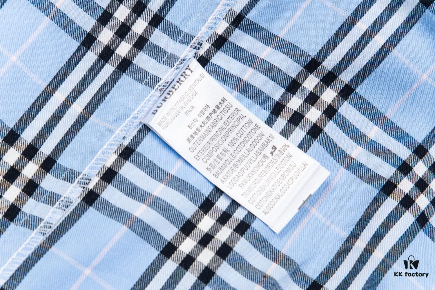 69315724908475d562cda11a Burberry Letter Plaid Cotton Poplin Shirt, Original 100% Cotton, Premium Quality with Custom Buttons, Patch Pocket, and Toweling Fabric Appliqué on Sleeves