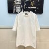 6931578e908475d562cda13a BALENCIAGA 2025SS New Arrival Letter Tape Print Distressed Washed Hole Unisex Cotton Loose Short Sleeve T-Shirt
