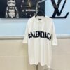 693157b6908475d562cda141 BALENCIAGA Tape Logo Printed Short-Sleeve T-Shirt, Made from 280g Double-Layer Pure Cotton Fabric, Comfortable and Soft to Wear, Featuring Raised Tape Logo Printing for a Premium, Three-Dimensional Look, High-Quality Replica, Complete with All Three Labels
