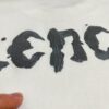 693157be908475d562cda142 BALENCIAGA 2025SS New Arrival Letter Tape Print Distressed Washed Hole Unisex Cotton Loose Short Sleeve T-Shirt