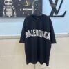 693157c0908475d562cda143 BALENCIAGA Tape Logo Printed Short-Sleeve T-Shirt, Made from 280g Double-Layer Pure Cotton Fabric, Comfortable and Soft to Wear, Featuring Raised Tape Logo Printing for a Premium, Three-Dimensional Look, High-Quality Replica, Complete with All Three Labels