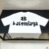 693157d1908475d562cda146 BALENCIAGA Tape Logo Printed Short-Sleeve T-Shirt, Made from 280g Double-Layer Pure Cotton Fabric, Comfortable and Soft to Wear, Featuring Raised Tape Logo Printing for a Premium, Three-Dimensional Look, High-Quality Replica, Complete with All Three Labels