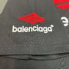 69315803908475d562cda151 BALENCIAGA Logo Embroidered Heavy Washed Short Sleeve T-Shirt in 300g Double Cotton Fabric