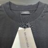 6931580d908475d562cda152 BALENCIAGA Logo Embroidered Heavy Washed Short Sleeve T-Shirt in 300g Double Cotton Fabric