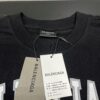 6931583e908475d562cda15a BALENCIAGA Spring/Summer 2025 Letter Embroidered '01' Number Short Sleeve T-Shirt, Made from 300g Double-Layer Pure Cotton Fabric with Exquisite Blind Embroidery and High-Definition Direct-to-Film Printing on Front and Back