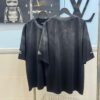 6931584d908475d562cda15e Balenciaga M Logo Embroidered Vintage Wash Short Sleeve T-Shirt
