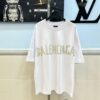 69315867908475d562cda165 BALENCIAGA Printed Tape Short Sleeve T-Shirt, 280g Double Cotton Fabric, Realistic Tape Design with Digital and Heat Transfer Printing
