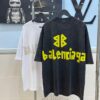 6931586f908475d562cda168 BALENCIAGA Printed Tape Short Sleeve T-Shirt, 280g Double Cotton Fabric, Realistic Tape Design with Digital and Heat Transfer Printing