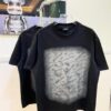 69315889908475d562cda170 Balenciaga Gradient Letter Short-Sleeve T-Shirt