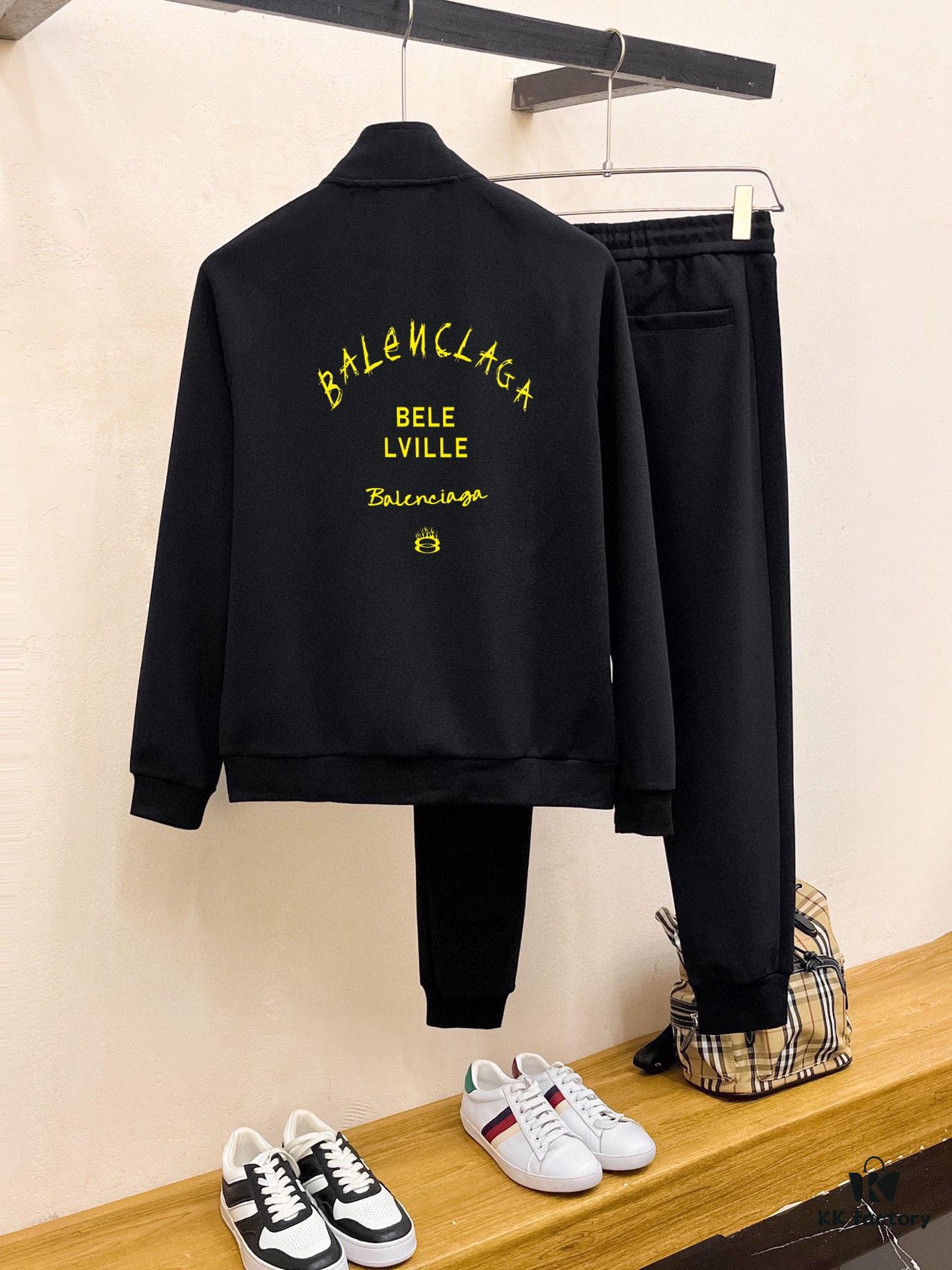 69315aa9908475d562cda1da BALENCIAGA Paris Fashion 2025 New Arrival Cardigan Hoodie Set, Premium Natural Roman Cotton, Elegant and Comfortable Unisex Fit