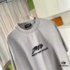 69315c08908475d562cda20e BALENCI*GA Paris 2025 Summer New Arrival Ombre Distressed Vintage Short Sleeve T-Shirt with Custom 320g Fabric Letter Logo Print Unisex