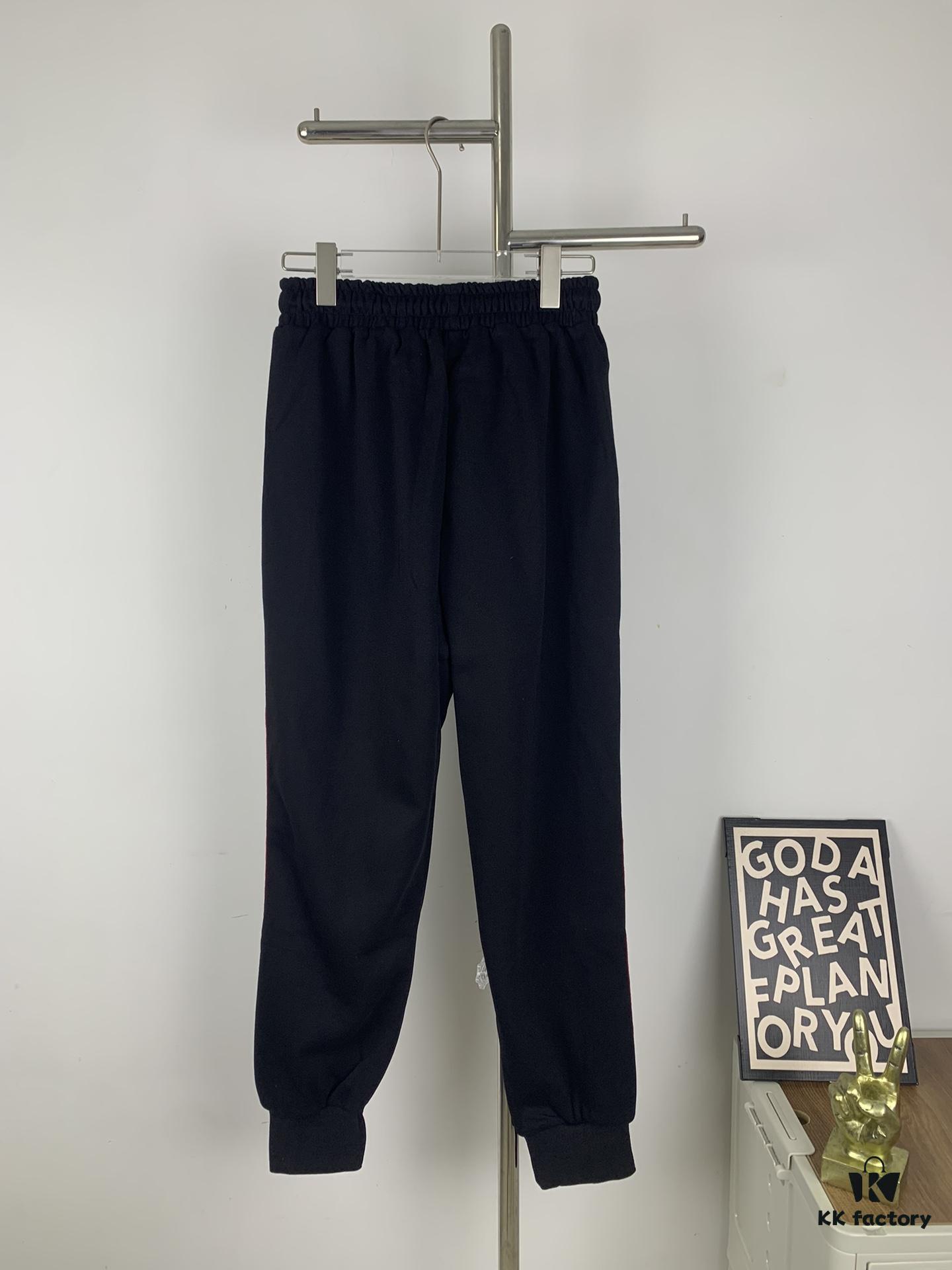 69315d60908475d562cda23d New B Balenciaga BLCG Embroidered Webbing Red White Black Striped Joggers Unisex - Stylish and Flattering Fit