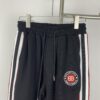 69315d67908475d562cda23f New B Balenciaga BLCG Embroidered Webbing Red White Black Striped Joggers Unisex - Stylish and Flattering Fit