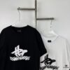 69315d9a908475d562cda24a New Balenciaga Phantom Dual Logo Classic Print Short Sleeve T-Shirt