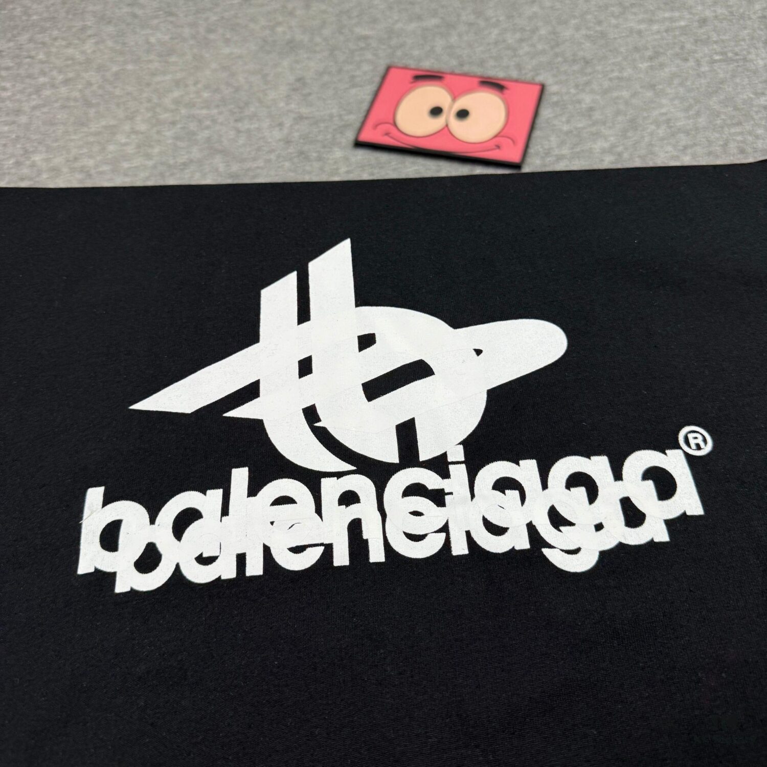 69315da3908475d562cda24b New Balenciaga Phantom Dual Logo Classic Print Short Sleeve T-Shirt