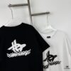 69315da9908475d562cda24c New Balenciaga Phantom Dual Logo Classic Print Short Sleeve T-Shirt