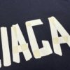69315dd6908475d562cda256 New Arrival Balenciaga-Inspired Tape Logo Distressed Short-Sleeve T-Shirt