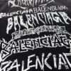 69315e28908475d562cda269 New BALENCIAGA Paris 24SS Limited Dragon Year Graffiti Letter Vintage Washed Denim Jacket - Top-Quality Original Single Version