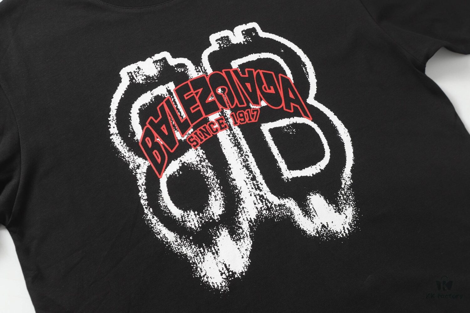 69315e68908475d562cda273 New BALENCIAGA 2024 SS Double-B Digital Print Crew Neck Short Sleeve T-Shirt Unisex
