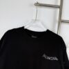 Balenciaga Classic Letter Print Tassel Logo Embroidered Round Neck Short Sleeve T-Shirt Minimalist