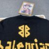 69315fe6908475d562cda2af New Arrival Balenciaga 24SS Jacquard Yellow Tape Unisex Sweater