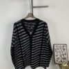 Paris Embroidered Knit Cardigan Jacket Unisex Design