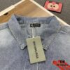 6931610e908475d562cda2d7 New Balenciaga Streetwear 3M Embroidery Unisex High-Quality Washed Denim Jacket