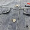 6931611f908475d562cda2db New Balenciaga Streetwear 3M Embroidery Unisex High-Quality Washed Denim Jacket