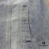 69316122908475d562cda2dc New Balenciaga Streetwear 3M Embroidery Unisex High-Quality Washed Denim Jacket