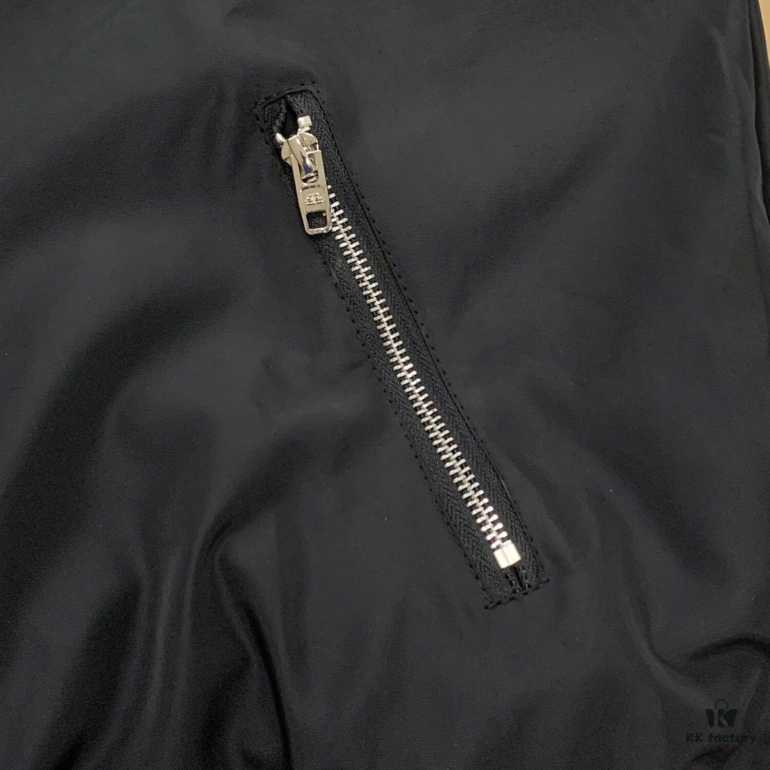 69316148908475d562cda2e5 New Balenciaga 2023 Embroidered Stand Collar Jacket Unisex Waterproof Coated Double-Layer with Lining