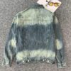 69316165908475d562cda2eb New Balenciaga BLCG Washed Vintage Back Rhinestone Logo Denim Jacket