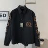 693161ff908475d562cda30a New Balenciaga BLCG 24SS Double-B Orange Graffiti Logo Long-Sleeve Shirt with Full-Arm Print