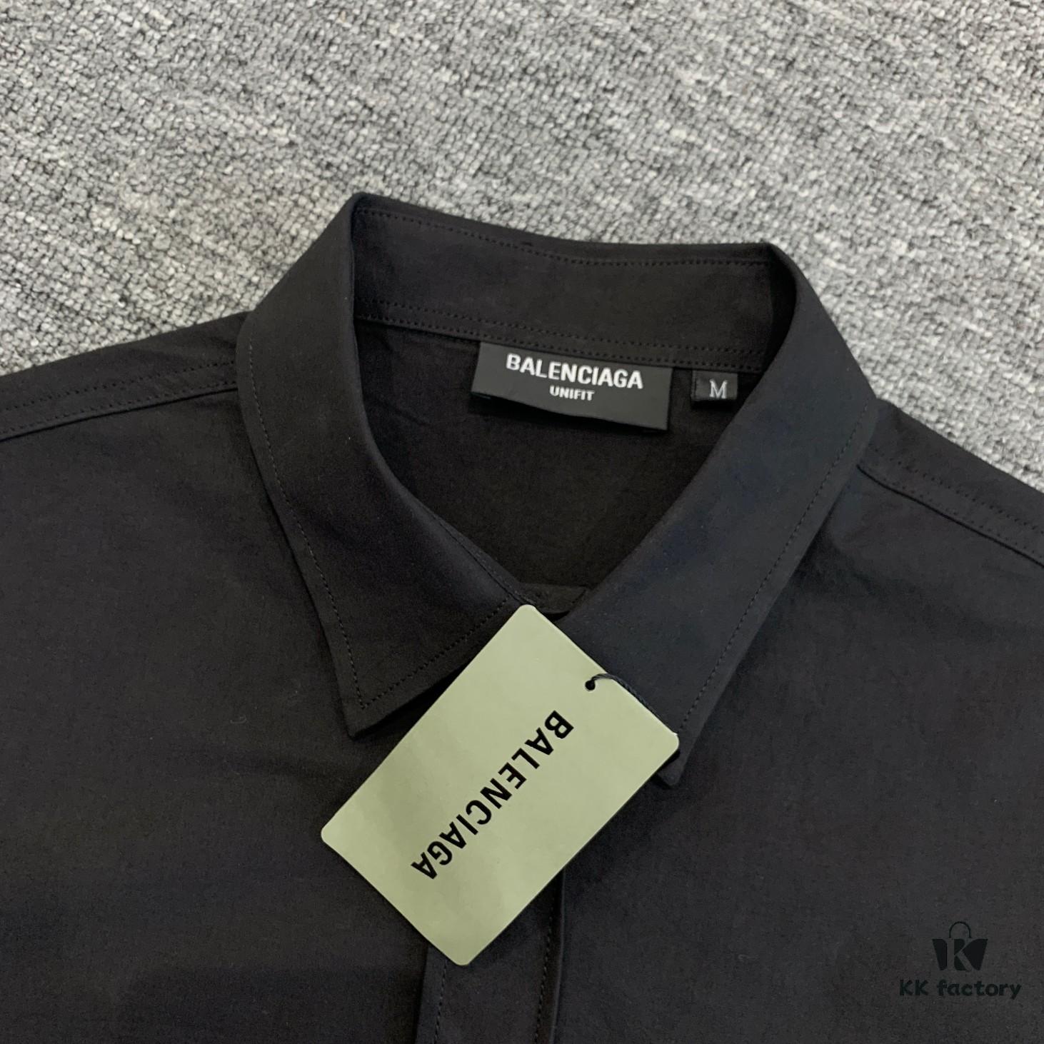 6931621a908475d562cda30e New Balenciaga BLCG 24SS Double-B Orange Graffiti Logo Long-Sleeve Shirt with Full-Arm Print