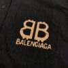6931621c908475d562cda30f New Balenciaga BLCG 24SS Double-B Orange Graffiti Logo Long-Sleeve Shirt with Full-Arm Print