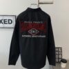 New Balenciaga BLCG 24SS Batman Heavy Embroidery Long-Sleeve Shirt