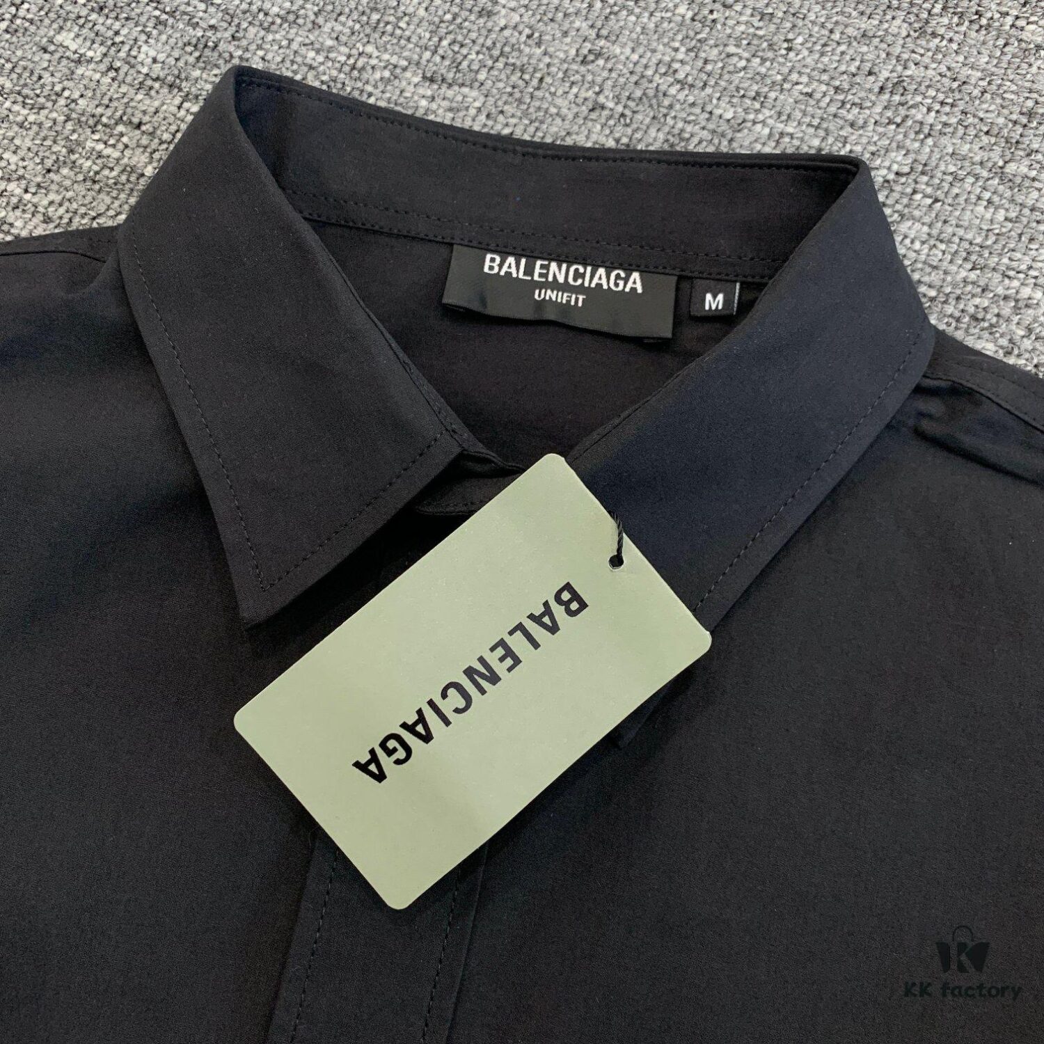 New Balenciaga BLCG 24SS Batman Heavy Embroidery Long-Sleeve Shirt