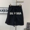 69316295908475d562cda32d New BLCG Balenciaga White Letter Print Shorts, Exclusive Version! Premium Look with Original Custom Accessories and Packaging, Classic and Versatile Style