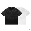 693162f3908475d562cda350 2025 New Balenciaga Rhinestone Embellished Short Sleeve T-Shirt