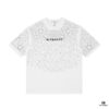693162f9908475d562cda352 2025 New Balenciaga Rhinestone Embellished Short Sleeve T-Shirt